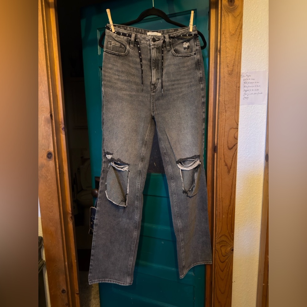 Distressed Gray Boyfriend Jeans PACSUN